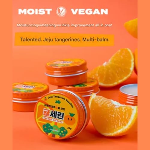 All-in-One Jeju Tangerine Lip Balm & Body Butter - Hydrating Moisturizer