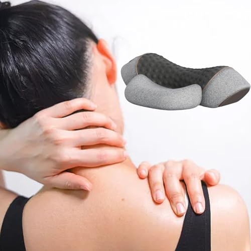 Générique Prime Physio Masseur Cervical, Masseur Dos et Cervicales avec Traction, Massage et Chaleur, Masseur D'éPaules pour Soulager Les Douleurs des Tissus Profonds (Gris Clair) - 7