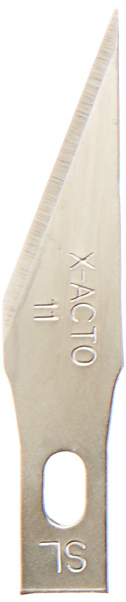 X-Acto BLADE #11 FINE BLK PK 100 CRD