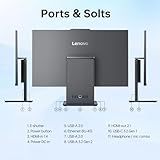 Lenovo IdeaCentre Business All-in-One PC, 27" FHD 100Hz Display, AMD Ryzen 7 8845HS, 64GB DDR5 RAM, 2TB SSD, Wi-Fi 6, Win11 Home, Wireless KB & M, Copilot-Ready, Bundle with Adata UC310 64GB - Image 8