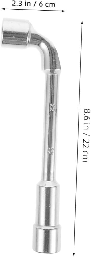 L-shaped 21mm Socket Wrench Tire Installer Tool for Car and Motorcycle Wheel Repair Angled L Shaped Socket Lug Wrench Automotive Maintenance