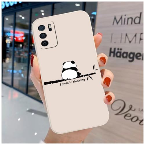 Custodia Carina Compatibile con OPPO A16/OPPO A16S/OPPO A54S - Comoda Cover in TPU Morbido Gatto Orso Animali Cartoni Case