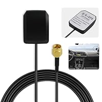Aktive GPS-Antenne mit SMA-Stecker, 3m RG174 Kabel, wasserdicht für Auto GPS, 4G LTE GPS Tracker, Echtzeit-Tracking, Sicherheitsalarm für Fahrzeuge, Motorrad, LKW und mehr