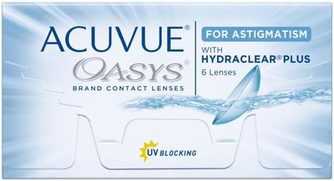 Amazon アキュビュー オアシス 乱視用 Bc 8 6 Pwr 8 00 乱視度数 1 75 乱視軸 180 6枚入 アキュビュー オアシス 乱視用 ソフトコンタクトレンズ