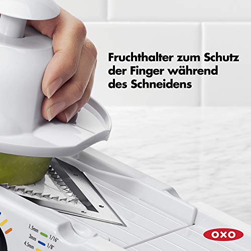 Foto von OXO Good Grips Gemüsehobel/Küchenreibe mit V-Klinge aus Edelstahl