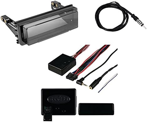 Metra Axxess Universal Steering Wheel Control Interface, Metra Radio Cover Kit Designed to be Used for Harley-Davidson Touring Motorcycle 1998-2013 and Enrock Marine Antenna