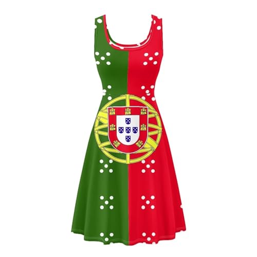 Image of Renewold Women's Sleeveless Tank Dress with Pockets, Casual Scoop Neck A-Line Sundress for Summer, Travel and Vacation