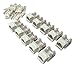 Shaxon BM803W810-10B, Category 6A Keystone Jack 10 Pack, RJ45 to 110 - White