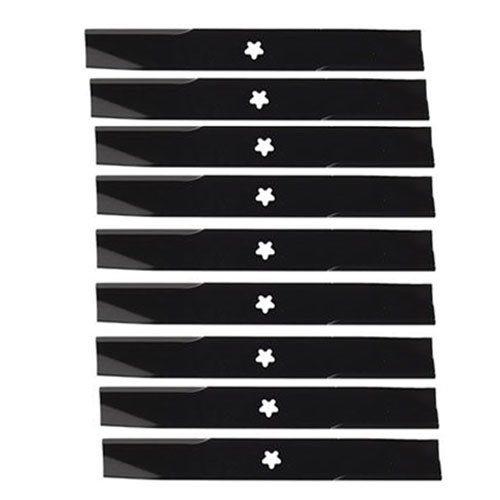 (9 Pack) Aftermarket Premium Replacement Mulching Lawn Mower Deck Blade fits Husqvarna 532 13 13-21 | 18" x 2 ½"