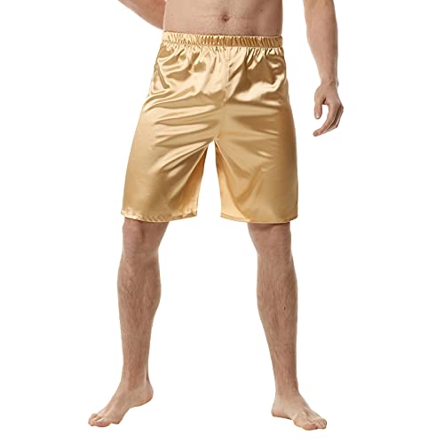 Badehose Herren Sommer Sporthose Kurz,Shorts Yoga,Funzige Badehose,schwarze Radlerhose,Bermuda Shorts Männer,Badeshorts Herren Grün,Shorts Jersey,Badehose Herren L, amarillo, M