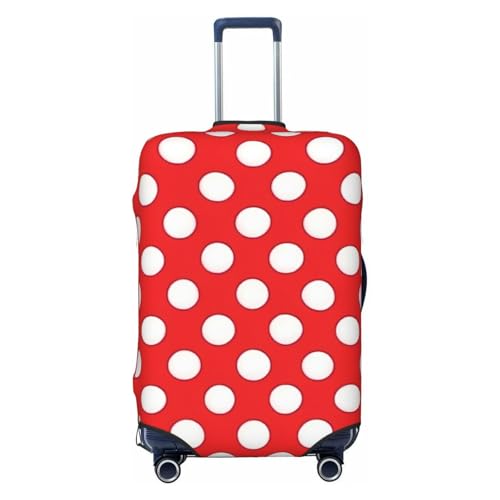 Cute Polka Dot Print Fashionable Suitcase Cover Personalized Luggage Protector for Travel and Business