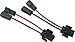 Kuryakyn 5494 Motorcycle Lighting Accessory: LED Light Passing Lamp Adapters for 2005-18 Harley-Davidson Motorcycles, 1 Pair