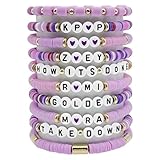 MLPKOI 10 Piezas Pulseras para Kpop, Pulseras de Anime, Ppulseras de la Amistad Apilables, Cumpleaños Regalo para Mujeres Niña Fans Navidad Grifts