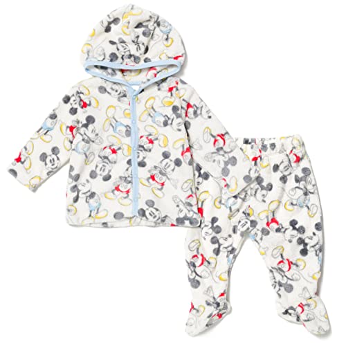 Image of Disney Mickey Mouse Baby Fleece Jacket and Pants Newborn