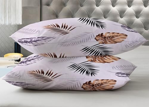 Image of RD TREND Glace Cotton Assorted Pillow Cover Set of 4 (8 Pcs) - Premium 210 TC, Standard Size 18 inchx28 inch | Soft & Breathable Floral Printed Design for Bedroom |Multi 2