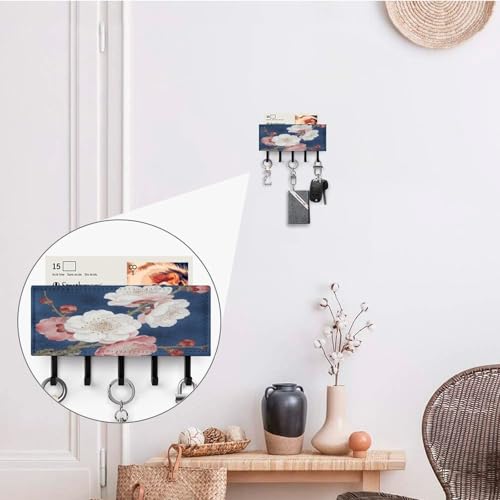 Soporte para llaves de pared organizador de correo para pasillo compacto 5