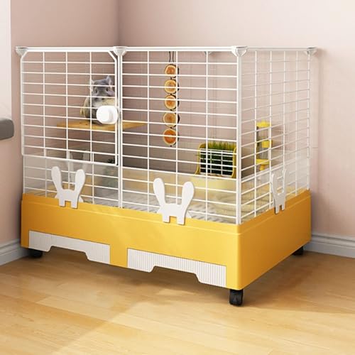 Cage pour lapins d'intérieur mobile pour protéger vos meubles des morsures