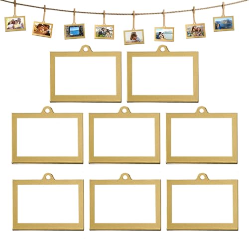 8 Stück Bilderrahmen klein Set Personalisiert Fotogeschenke...