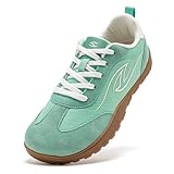 HOBIBEAR Wide Barefoot Shoes Mens Womens Walking Sneakers Shoes Toe Box Outdoor Cross Training Fashion Sneakers for Women (Green,Women 6 Wide/Men 5 Wide)