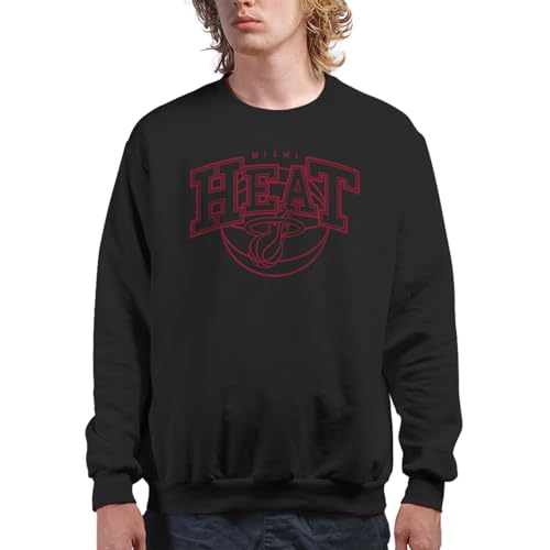 Sudadera de hombre NBA Junk Food tipo crew fleece gris con cuello redondo para invierno