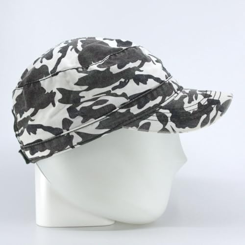 Image of The Vintage Year Heavy Stitching Washed Cotton Cadet Hat - Durable Military Baseball Cap for Men & Women, Outdoor Casual Wear