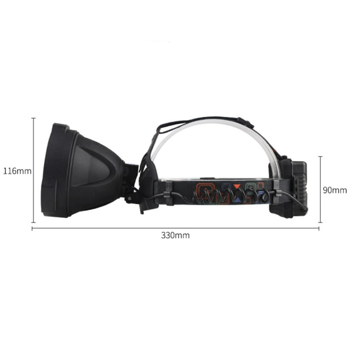 ULTECHNOVO Lampada Frontale Lega di Alluminio e LED Ricaricabile USB Super Luminosa 3 Modalità di Illuminazione per Campeggio e Pesca All'aperto