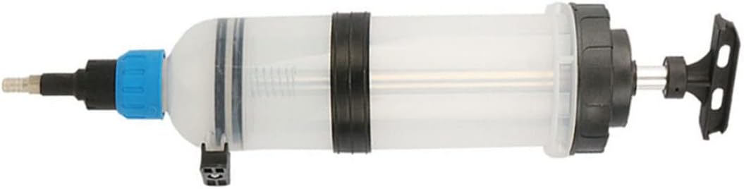 Oil Syringe Liquid Extractor Automobile Fuel Transfer 1500ml Large Capacity for Brake Fluid Engine Cooolant Big tubing syringe, White