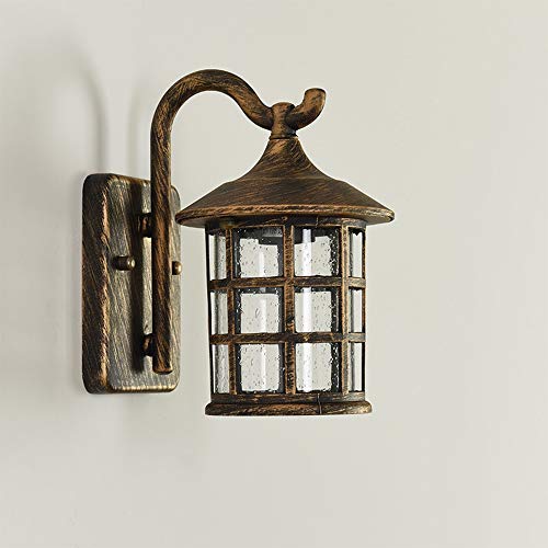 Lumière murale lanterne extérieure rétro E27 pour balcon et cour - 2