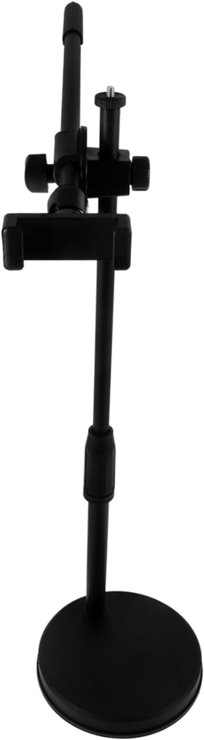 Veemoon 360degree Overhead Phone Mount Stand for Desktop Sturdy Camera Bracket for Live Streaming Video Recording Cooking and Crafts Compatible Smartphones and Tablets