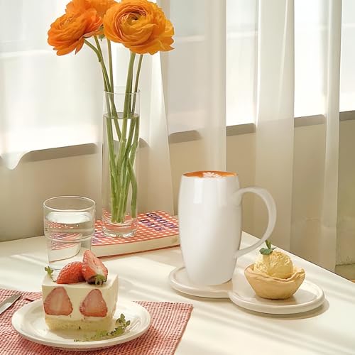 Taza grande de porcelana fina de 22oz para café miniatura 5