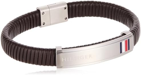 Tommy Hilfiger 2790348, Bransoletka męska, Jeden rozmiar, Brązowa