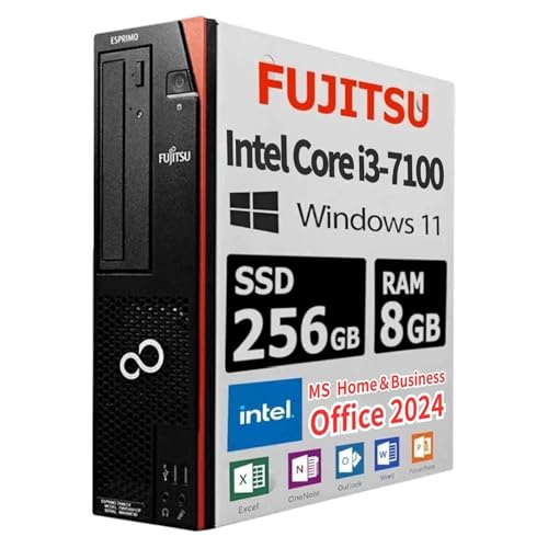 �y�����ςݕi�z�yMS Office H&B 2024�zESPRIMO �f�X�N�g�b�vPC D�V���[�Y 556/Core i3-7100/Win11 Pro/wajun��WIFI/Bluetooth/DVD/8GB/256GB SSD