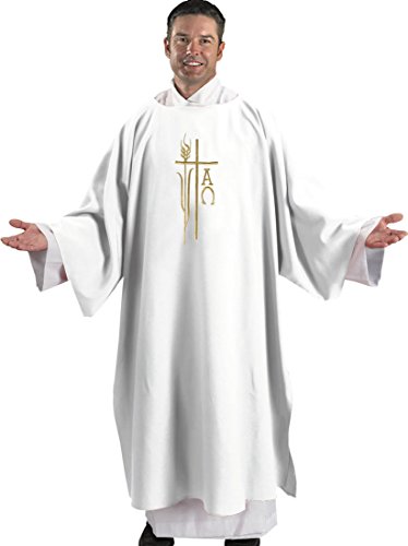 Alpha Omega Dalmatic (White)