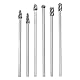 Telituny Hartmetall Frässtifte Set, 6 Stück Drehbohrer 6mm 1/4 Schaft Rotary Burr Extra Long 150mm Rotationsfeile Bit Schleifkopf, für Bohrmaschine Bohren Schleifen Trennen Fräsen Polieren Gravieren