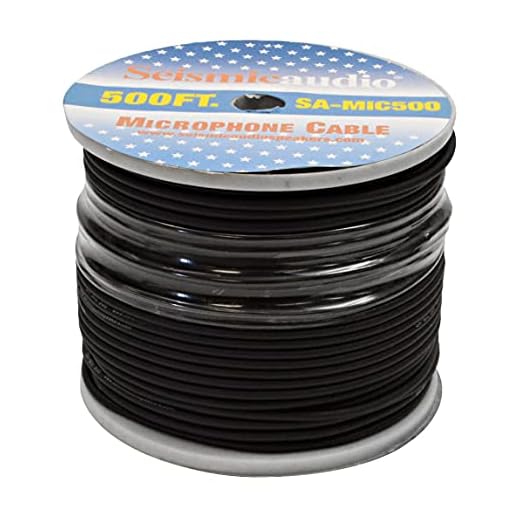 Seismic Audio - SA-MIC500 - Spool of 500 Feet of Microphone Cable - Build Your Own Mic Cables