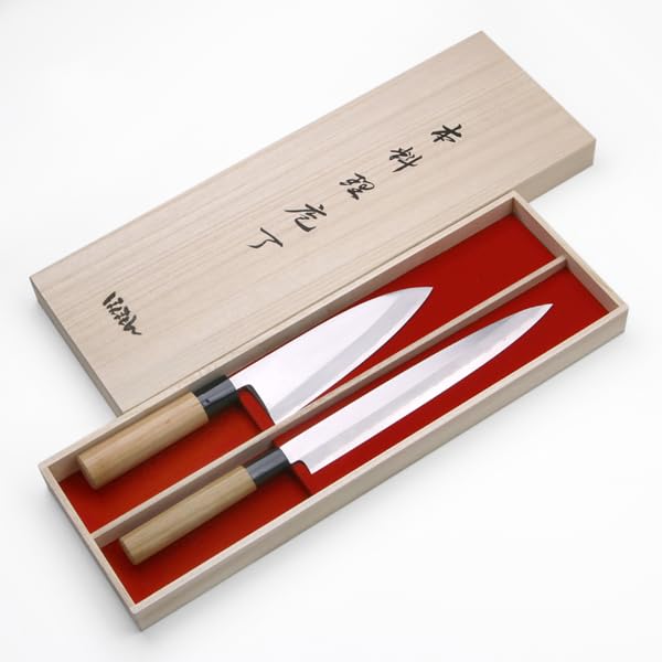 出刃包丁 青紙鋼3本セット 木製ハンドル c 出刃包丁 青紙鋼3本セット 木製ハンドル c - メルカリ