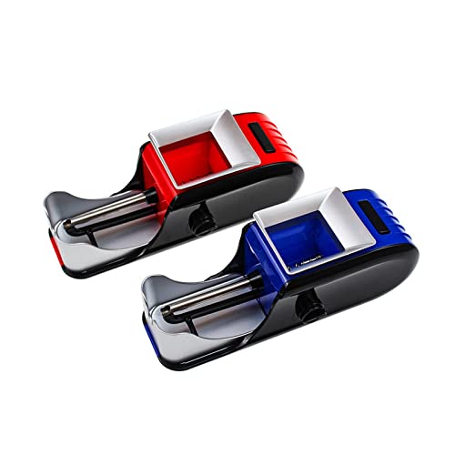 Image of ATORSE Electric Automatic Cigarette Machine Tobacco Injector Roller Portable Blue