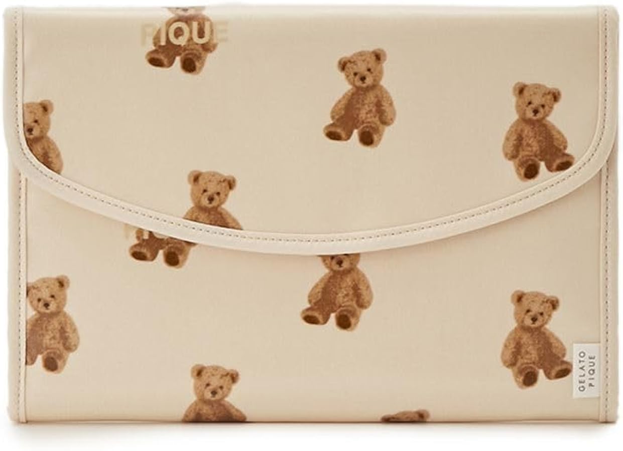 Amazon.co.jp: [ジェラート ピケ] PIQUEベア柄母子手帳ケースL