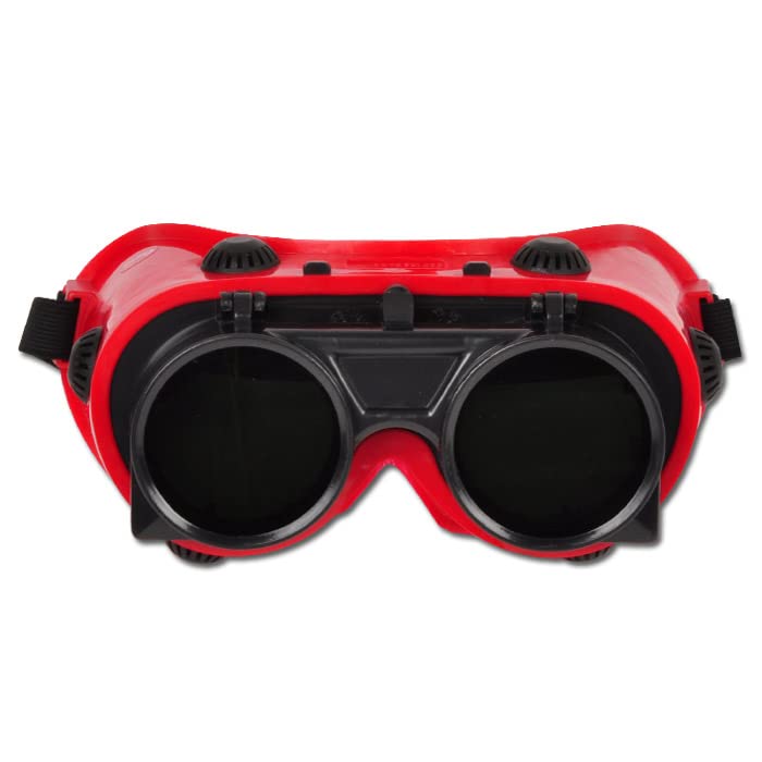 Treasure Tree Welding Goggles with Flip-up Lenses Cutting Grinding Glasses Anti Radiation Goggles Welder Work Safety Protective Goggles Labour Working Safety Protective Eyewear(Dark Green - Free Size) (B09Z4454VR) Amazon Price History, Amazon Price Tracker