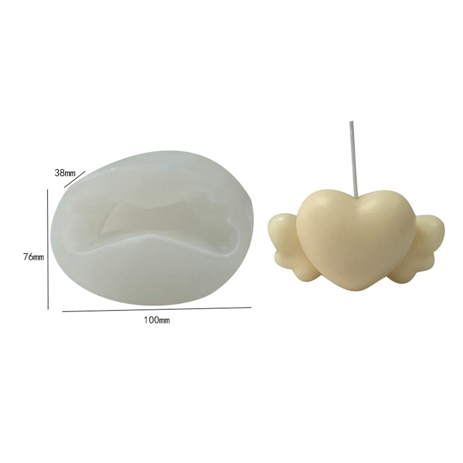 Moule De Bougie JS MOLD Moule à Bougie En Silicone 3D - Art Du Corps Humain Moule Silicone Pour Cire D'abeille