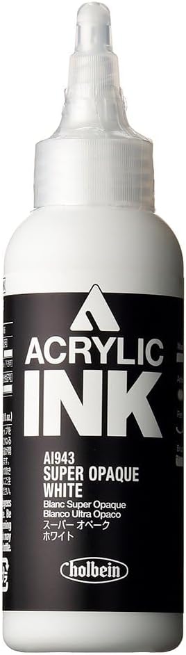 Holbein Acrylic Ink - Super Opaque White 100ml