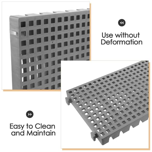 Dalles de sol modulaires en PP Luxshiny tapis emboîtables drainage - 3