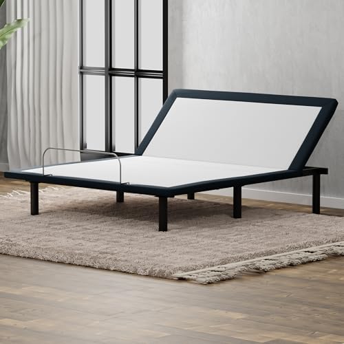 SHARK SHIP Adjustable Queen Bed Base for Ultimate Comfort and