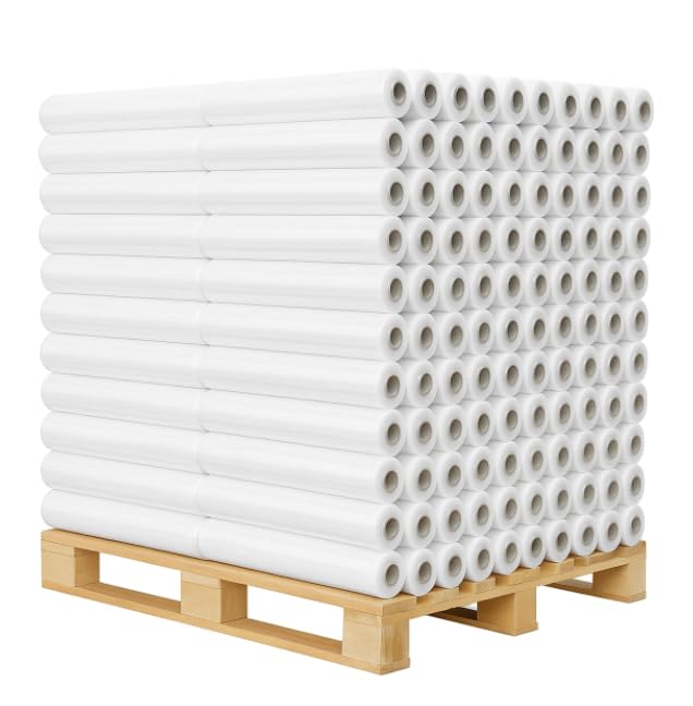 Film Étirable Transparent Déménagement 2 Rouleaux – 40 Cm X 150 M X 23 Microns – Protection Palette Et Colis Ultra Résistante