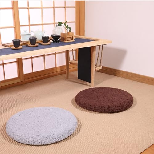 Coussin de chaise tatami doux rond antidérapant intérieur extérieur 40cm - 8