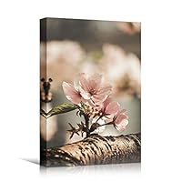 Canvas Wall Art Pink Fields Bohemian Colorful Floral Group Multicolor Photography - 12x18 inches