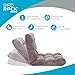 BIRDROCK HOME Adjustable Memory Foam Floor Chair - Ideal for Gaming, Reading, Meditation - Comfortable and Versatile - Suitable for Kids and Teenagers - Comfy Foldable Floor Seat - Grey