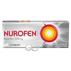 Nurofen Pain Relief Tablets Ibuprofen 200mg, Pack Of 12