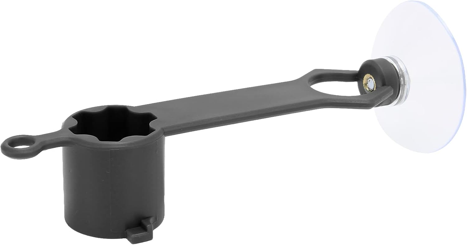 Haofy Blender Wrench, Knife Turning Auxiliary Ergonomic Design Safety ABS Blender Wrench Easy Installation Home Blender Accessories (Grey)