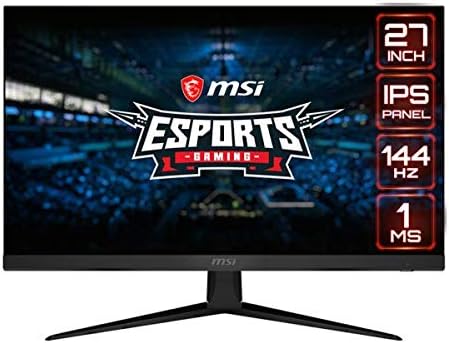 Optix G271 eSports Gaming Montior - 27" Full HD 1920 x 1080 1ms (MPRT) / 4ms (GTG) 144Hz Refresh Rate, AMD FreeSync Anti-Glare Frameless Design Backlit LED IPS Panel - Black